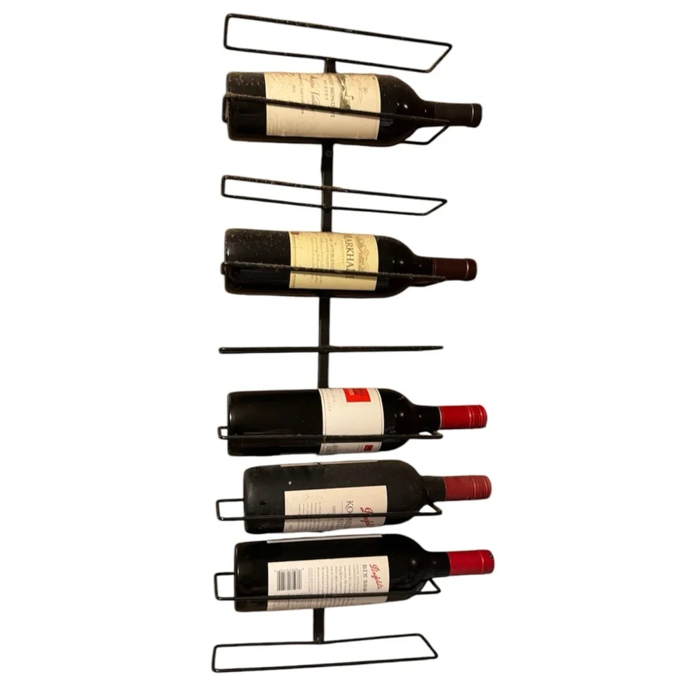 Wine/Champagne bundle Wine display, wine glass rack & 4 Laurent Perrier glasses